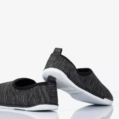 OUTLET Black women's slip-on sneakers Julieta - Footwear