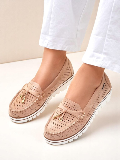 Royalfashion Women's perforated loafers Elissas