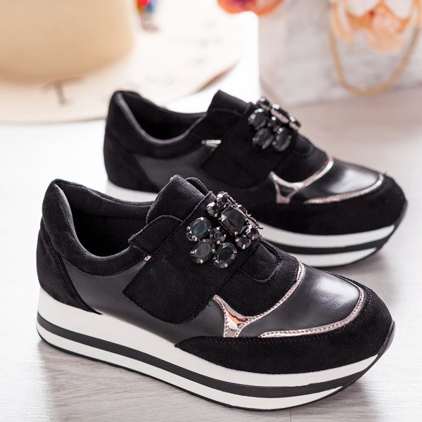 Черные спортивные туфли на платформе Celassema - Обувь