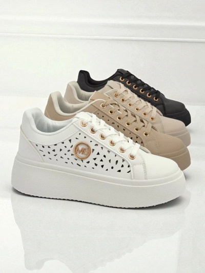 Aurelia Bianca – Valkoiset Royalfashion Ecru -alustalenkkarit