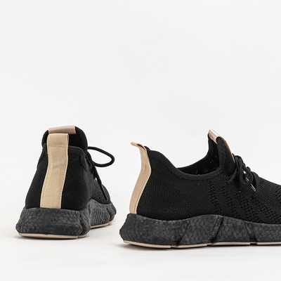 Black and beige women's sports shoes Bommgi - Footwear
