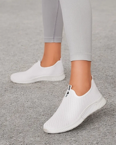 White women's slip-on sports shoes Palomena - Footwear