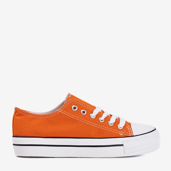 Orange women's Habena sneakers - Footwear
