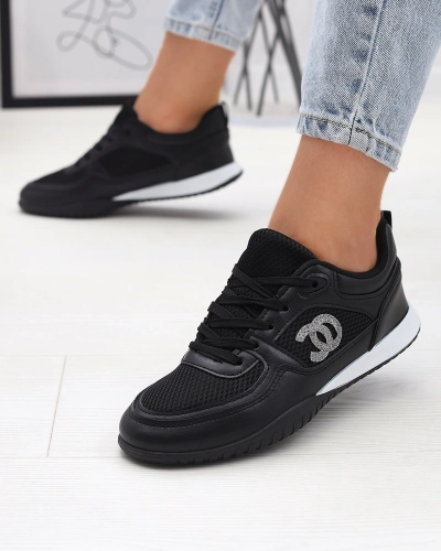 Black women's sports shoes Bofiale- Footwear