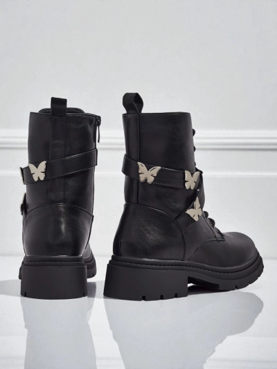 Women's Motill Worker Boots with Embellishments