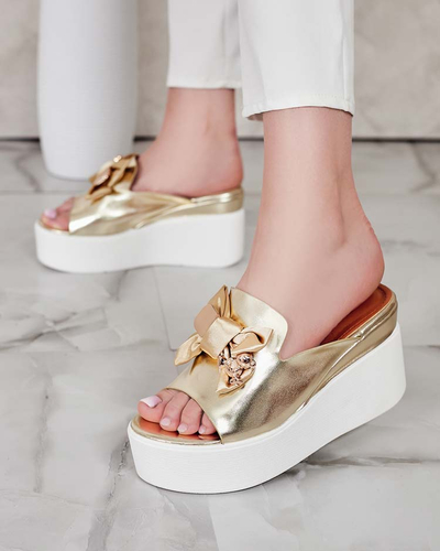 Royalfashion Sieviešu Dalimes Flip Flops par Kotur