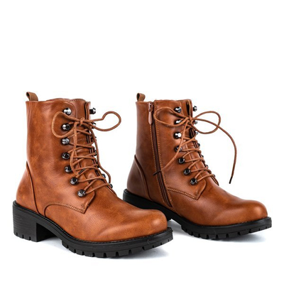 Trappers in camel Gigi - Footwear