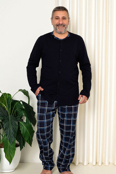 Royalfashion Men's dark gray pajamas