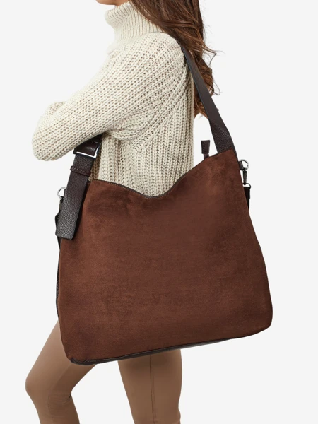 Torebka damska shopper eko zamszowa Donenn