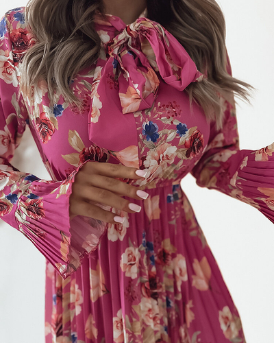 Женское цветочное мини-платье Royalfashion