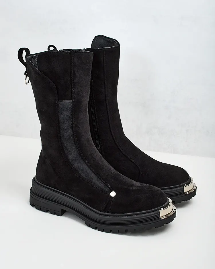 Royalfashion Женские сапоги из эко-замши Homni