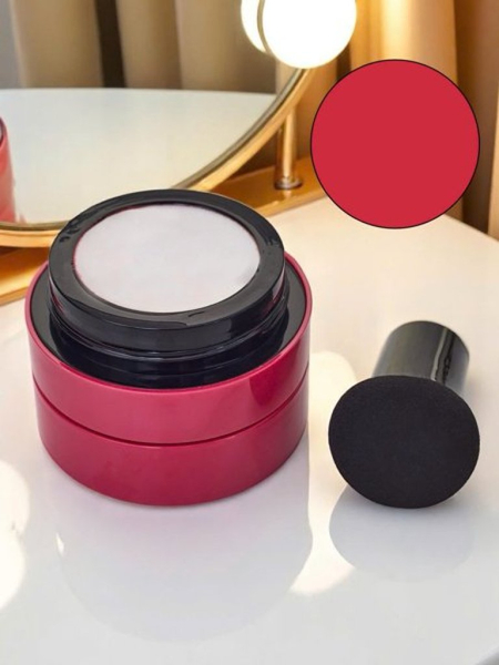 Blush with sponge, color Orchid