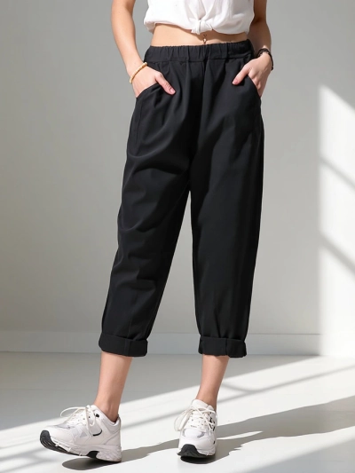 Royalfashion Women's harem pants made of viscose