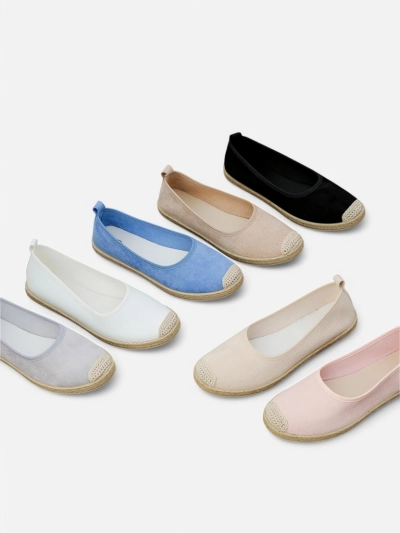 Женские эспадрильи из экозамши Royalfashion Aroles