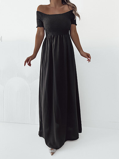 Royalfashion Sieviešu midi kleita a'la hiszpanka