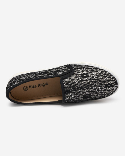 Black women's slip-on shoes Bifana - Footwear