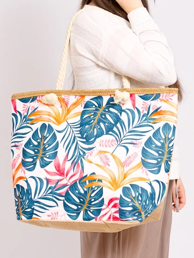 Royalfashion Large fabric bag with print