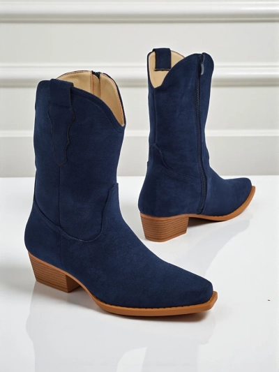 Женские ковбойские ботинки из эко-замши SpireHush