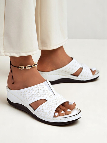 Royalfashion Женские шлепанцы на толстой подошве Nova Step