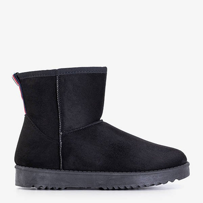 Black women's platform snow boots by Nimasa - Footwear