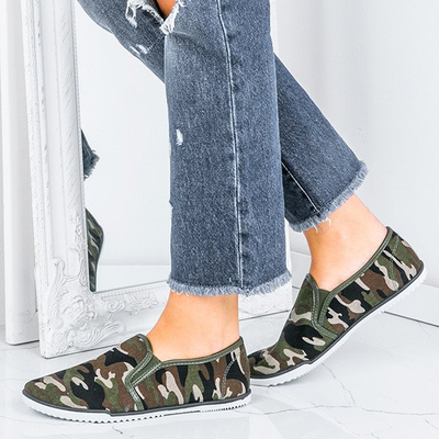 Micah camo women's sneakers- Footwear 1