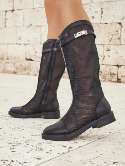 Royalfashion High perforated women's ankle boots Ovittole