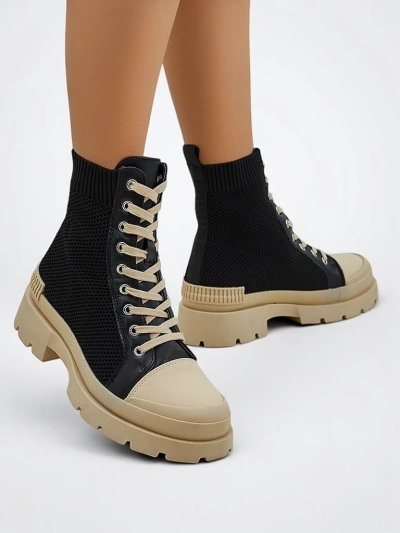 Royalfashion High women's sneakers on a chunky sole Heyloy