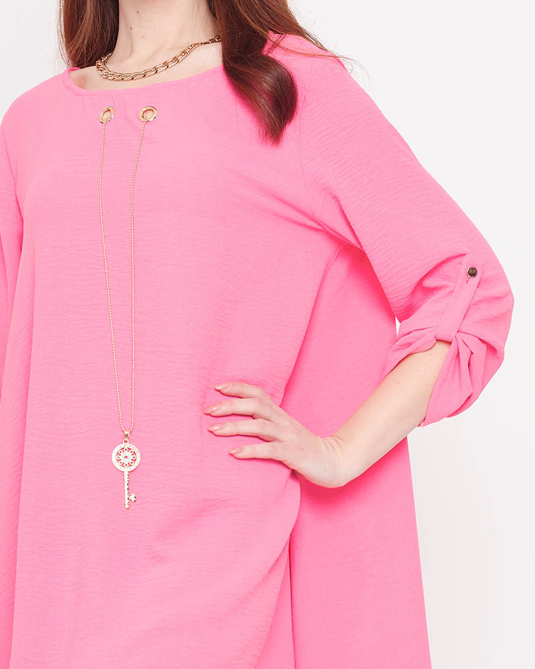 Pink women's mini dress Clothing