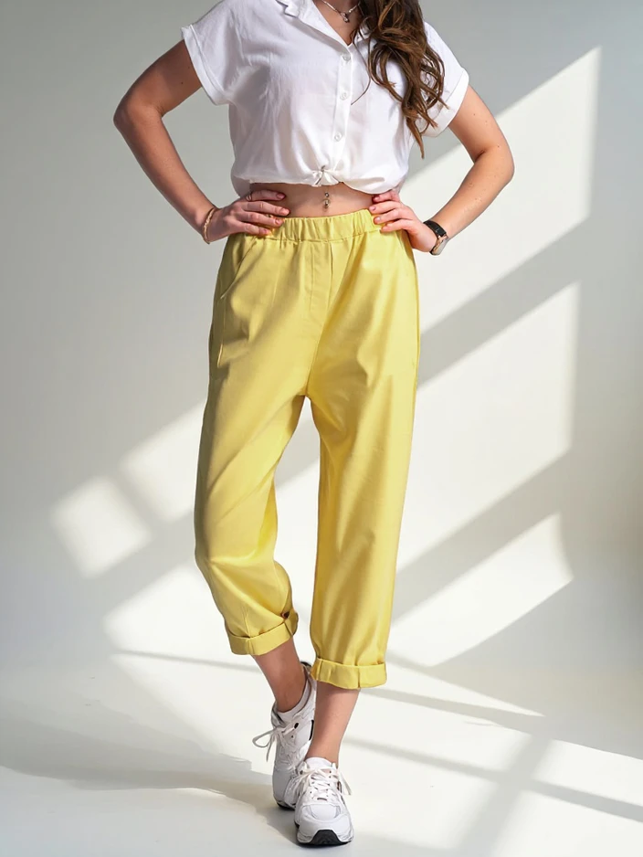 Royalfashion Sieviešu bikses ar viskozes tipu Harem