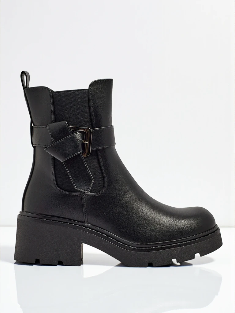 Eko skórzane botki damskie Velri