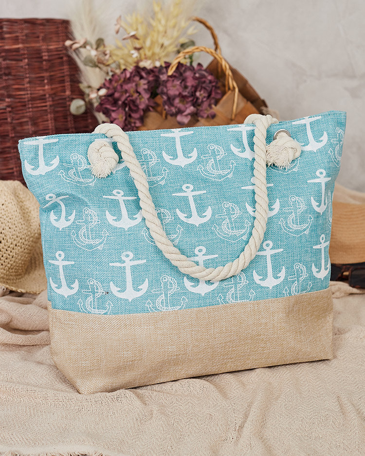 Royalfashion Fabric bag in holiday pattern for shoulder