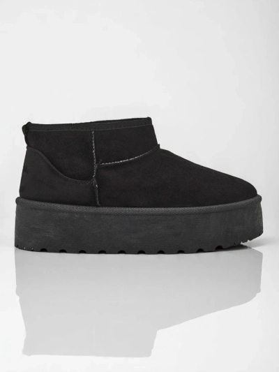 Royalfashion Women's platform a'la snow boots in black Dagodo