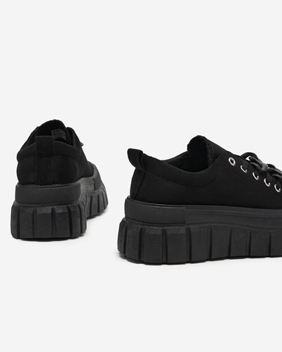 OUTLET Black high women's sneakers Mishta - Footwear