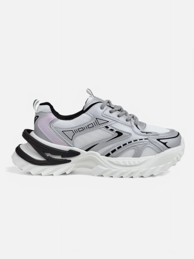 Royalfashion Women's sports sneakers on a thicker sole Nettes