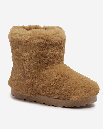 Sieviešu sniega zābaki kamieļu krāsā Ottola- Footwear