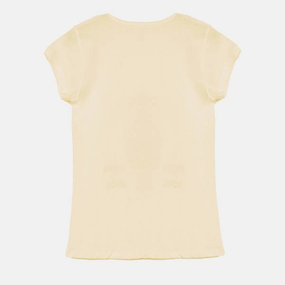 Yellow T-shirt with short sleeves - Blouses 1