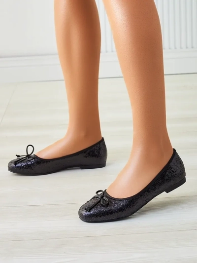 Royalfashion Женские балетки с блестками и бантом Aramie