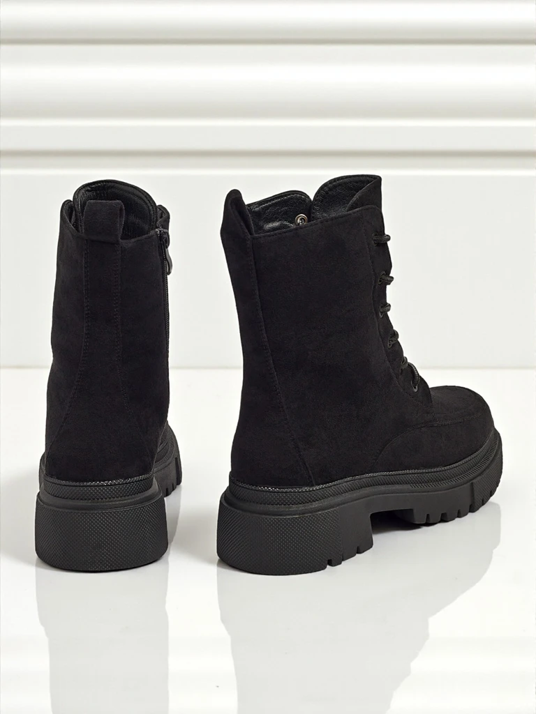 Eko-mokkanahkaiset naisten worker-nilkkurit Velisse