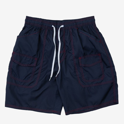 Navy blue men's sports shorts shorts - Clothing