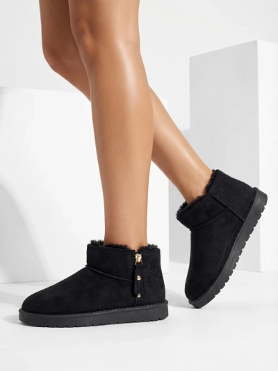 Royalfashion Short boots resembling women's snow boots Fefoz