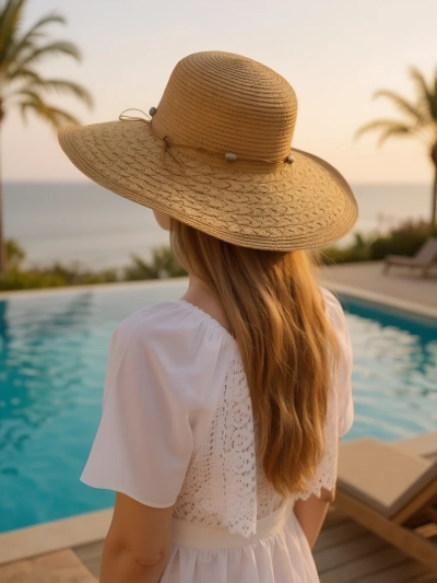 Royalfashion Women's straw hat Aveline