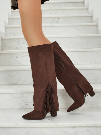 Women's Eco Suede Boots with Upper Rimolea