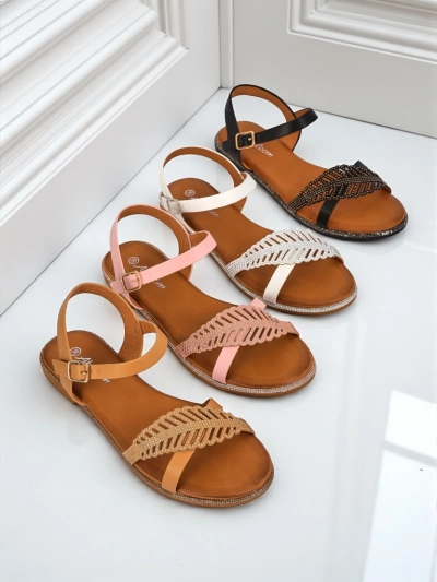 Royalfashion Woman sanals long flat fut Willow Grace