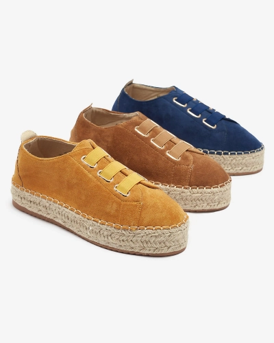 Mustard women's sports sneakers Alener - Footwear