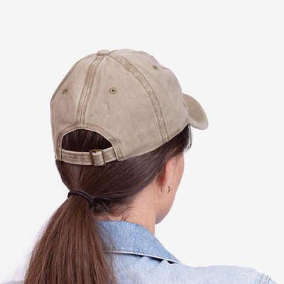 Women's khaki denim cap - Accessories