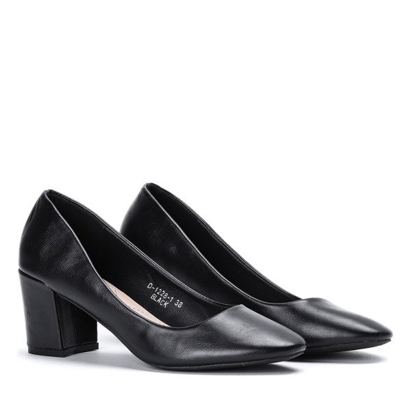 Pumps on the post with a matt finish in black Madisynn - Footwear 1