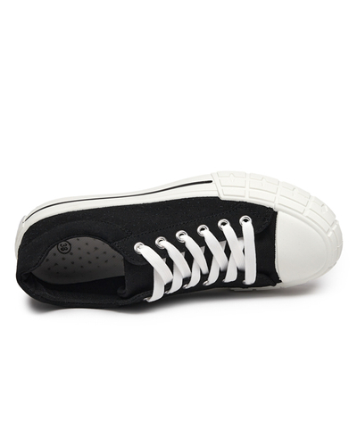 Black women's sneakers, type Sols - Footwear