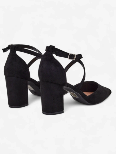 Женские туфли‑лодочки Royalfashion из экозамши с ремешками Kanastru