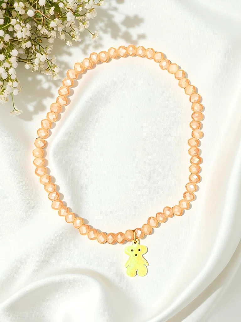 Royalfashion Women’s bracelet with teddy bear pendant