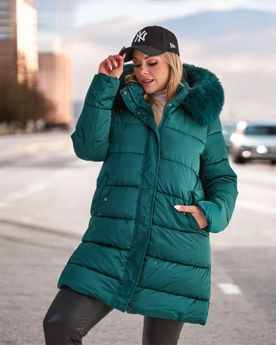 Royalfashion Sieviešu stepēta ziemas jaka